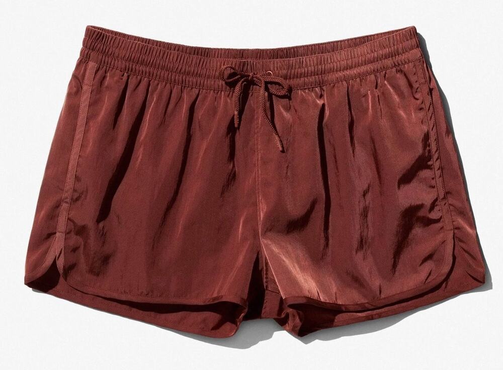 CDLP Satin Twill Swim Shorts Rust Medium EUC Econyl Sold Out